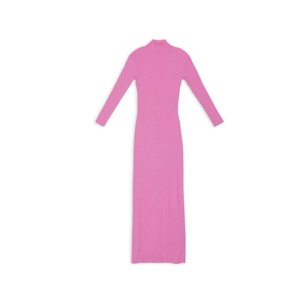 Women's Balenciaga Fitted Dress Skirts Pink | 5048LSOTZ