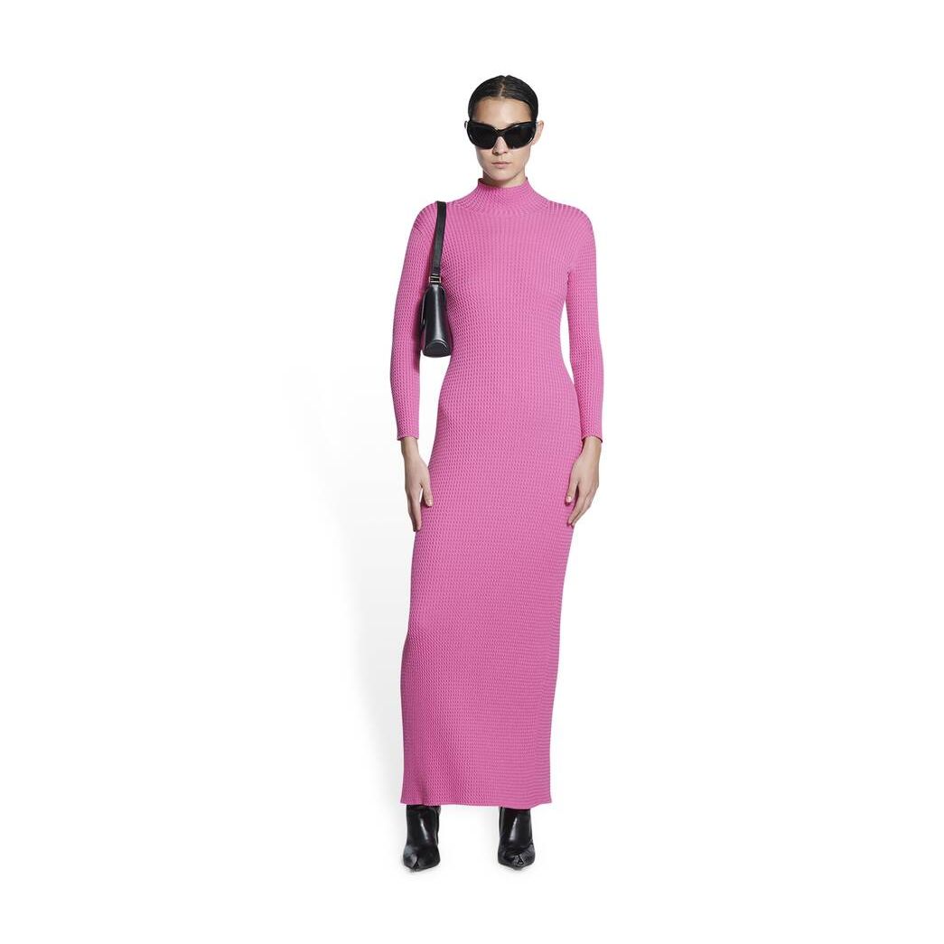 Women\'s Balenciaga Fitted Dress Skirts Pink | 5048LSOTZ