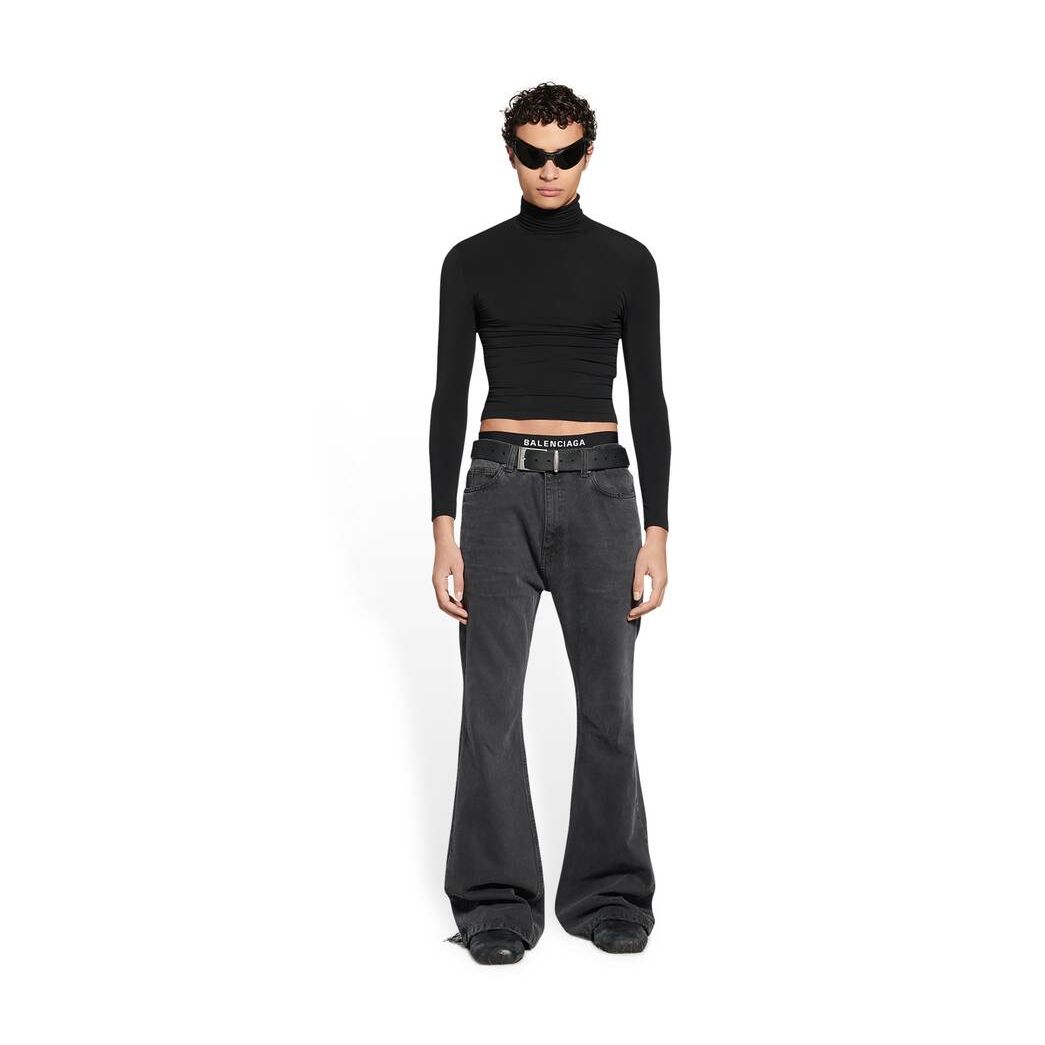 Women\'s Balenciaga Flared Pants Black | 5092LEDTC