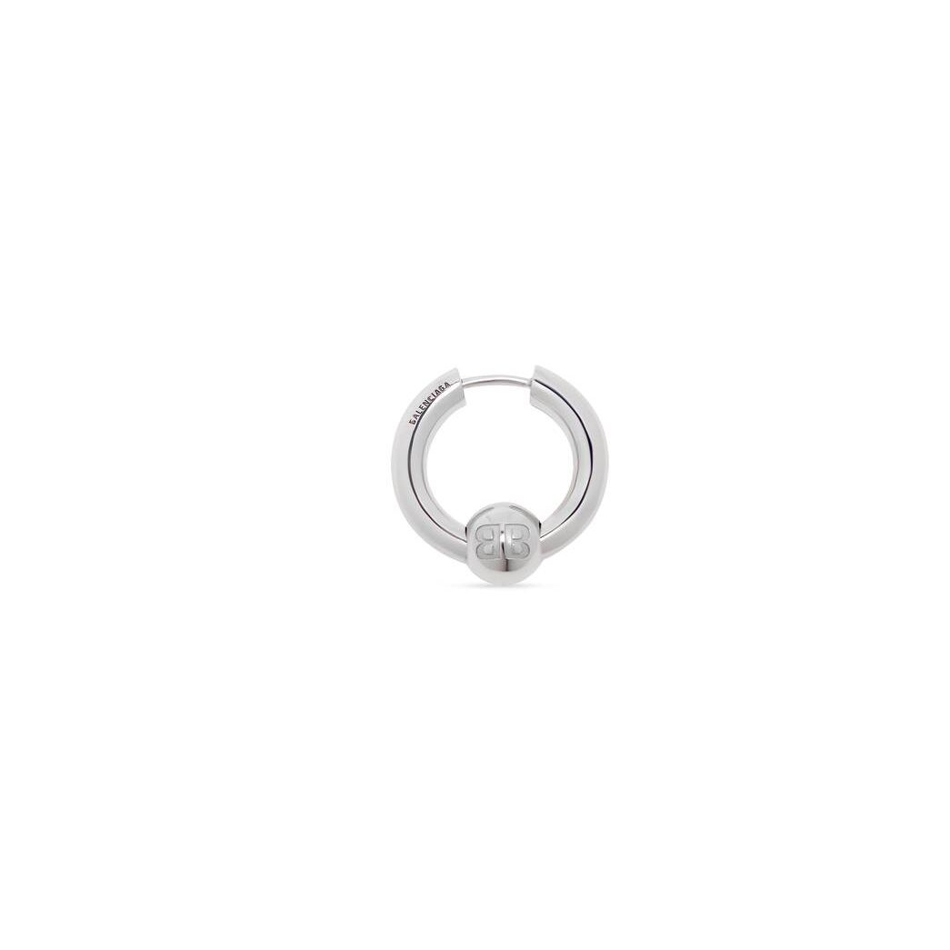 Women's Balenciaga Force Earring Jewelry Silver | 0452QPRLI