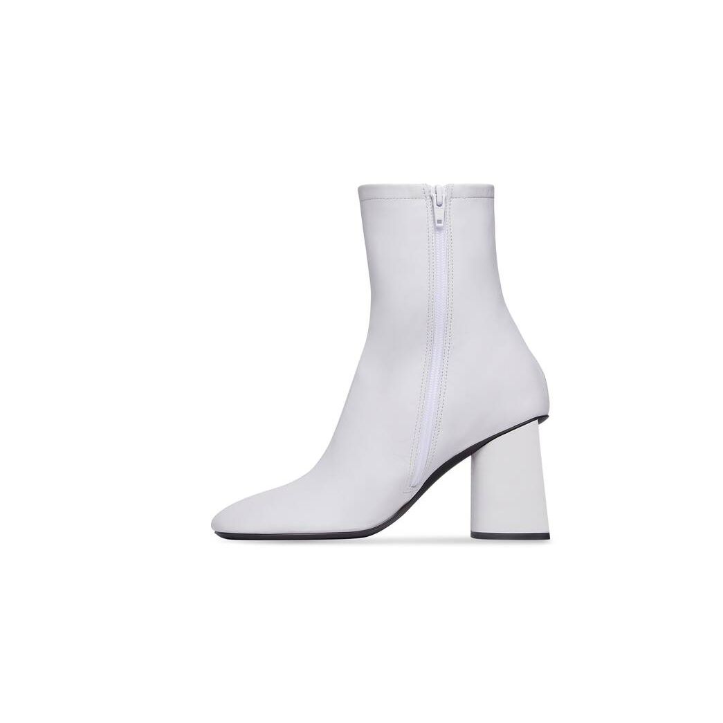 Women's Balenciaga Glove 80mm Boots White | 8742ZRWLT