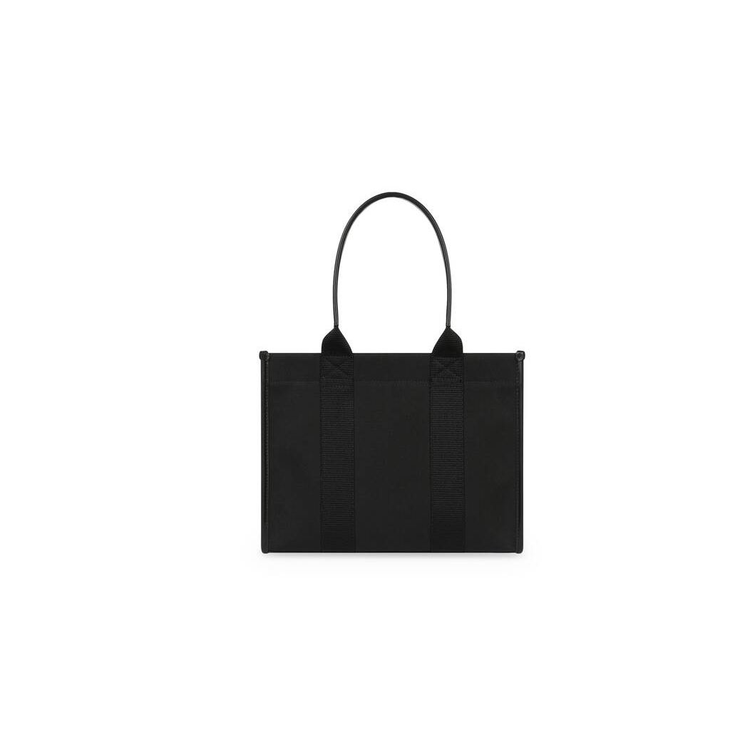 Women's Balenciaga Hardware Small With Strap Tote Bags Black | 1908SKRNH