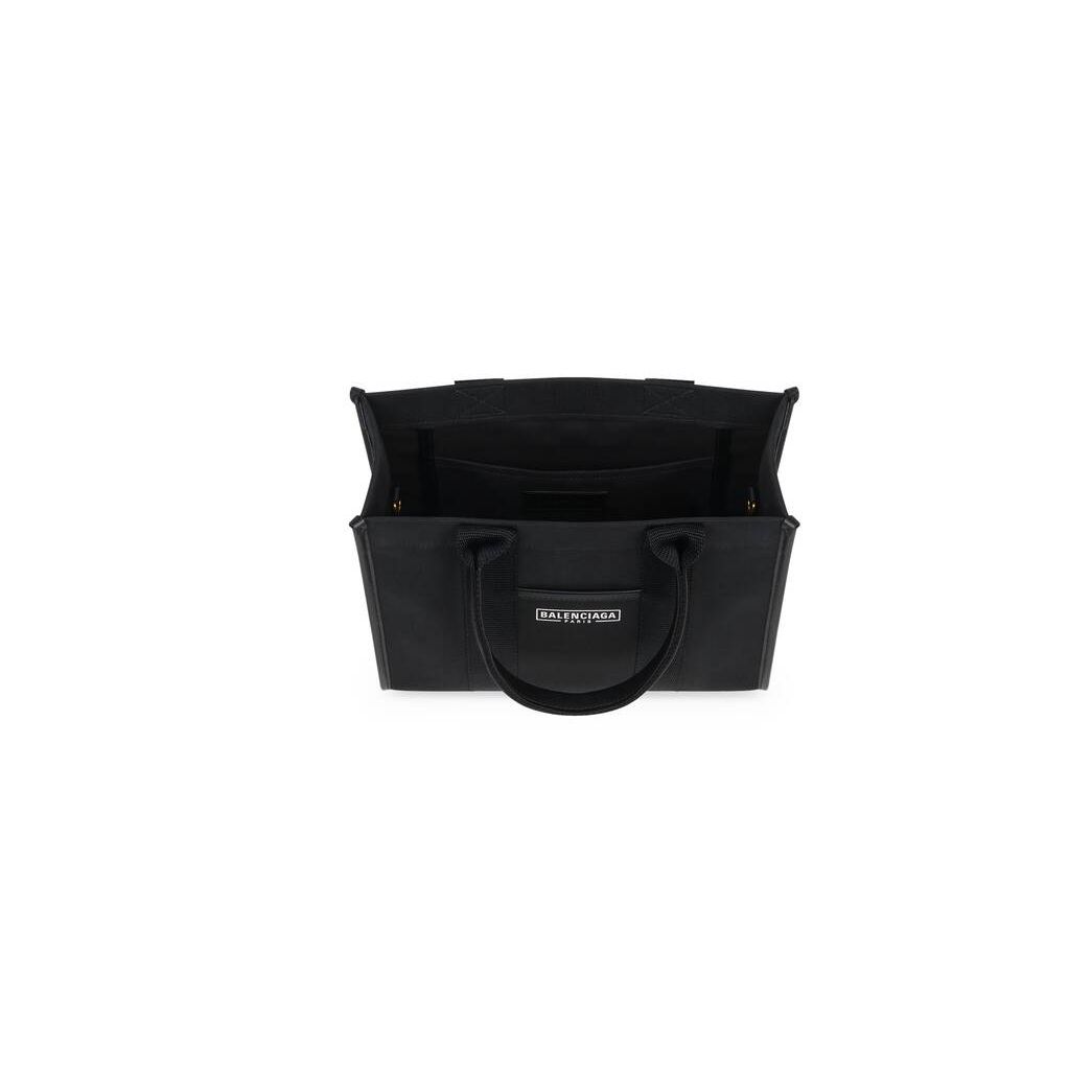 Women's Balenciaga Hardware Small With Strap Tote Bags Black | 1908SKRNH