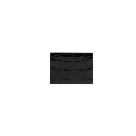 Women's Balenciaga Hourglass Cardholders Black | 4560AXDFW