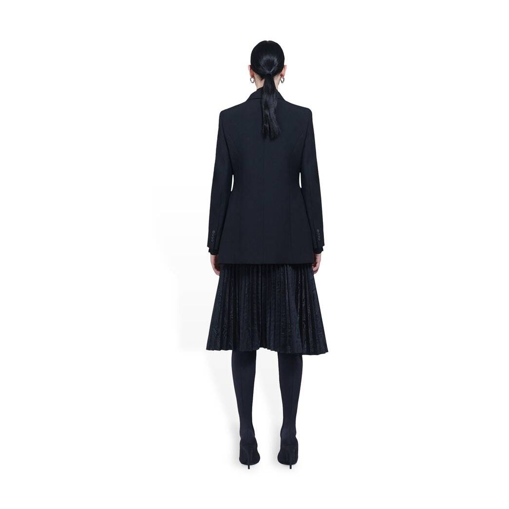 Women's Balenciaga Hourglass Jackets Black | 4251DKYPT