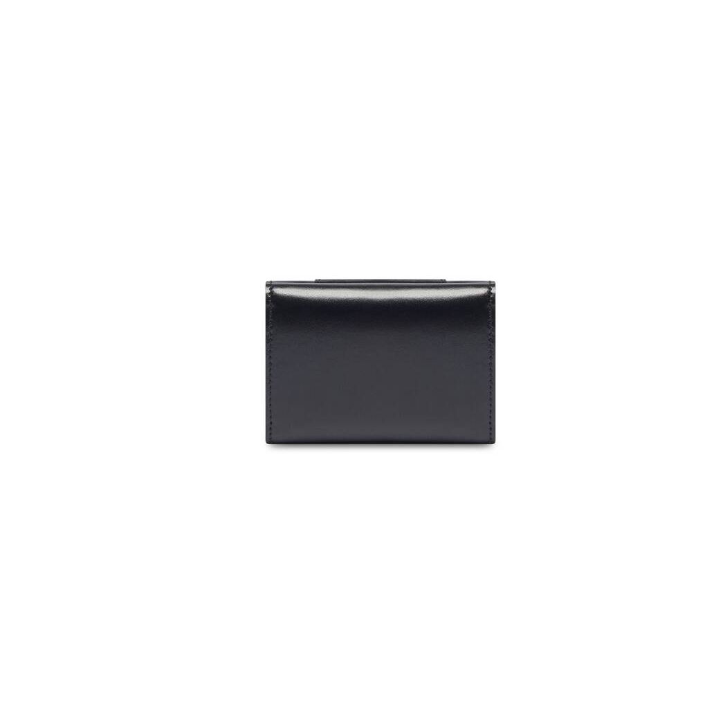 Women's Balenciaga Hourglass Mini Wallets Black | 1642JTQPS