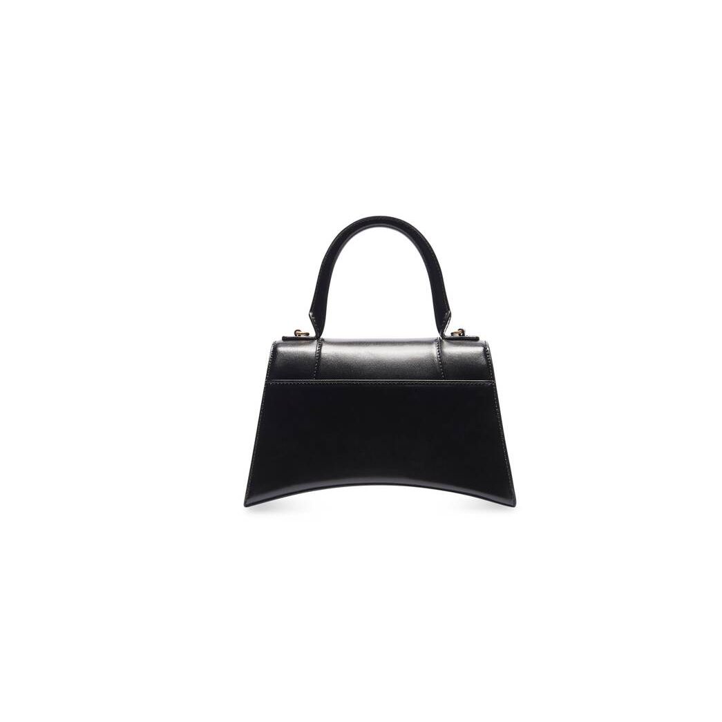 Women's Balenciaga Hourglass Small Box Handbag Black | 5036BOJWK