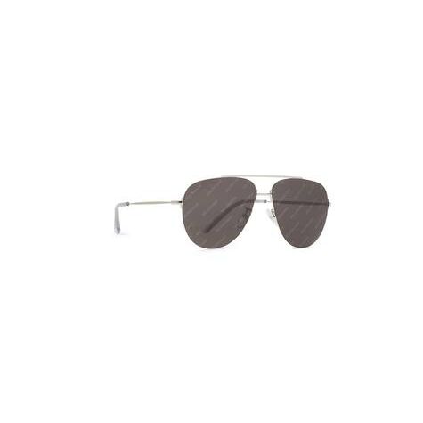 Women's Balenciaga Invisible Aviator Sunglasses Silver / Black | 7503WNBAM