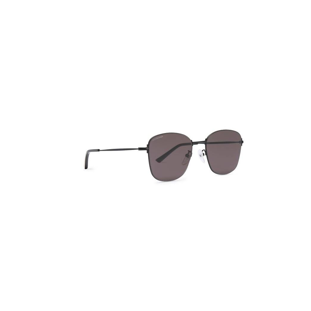 Women's Balenciaga Invisible Square Sunglasses Black | 6573DNOTE