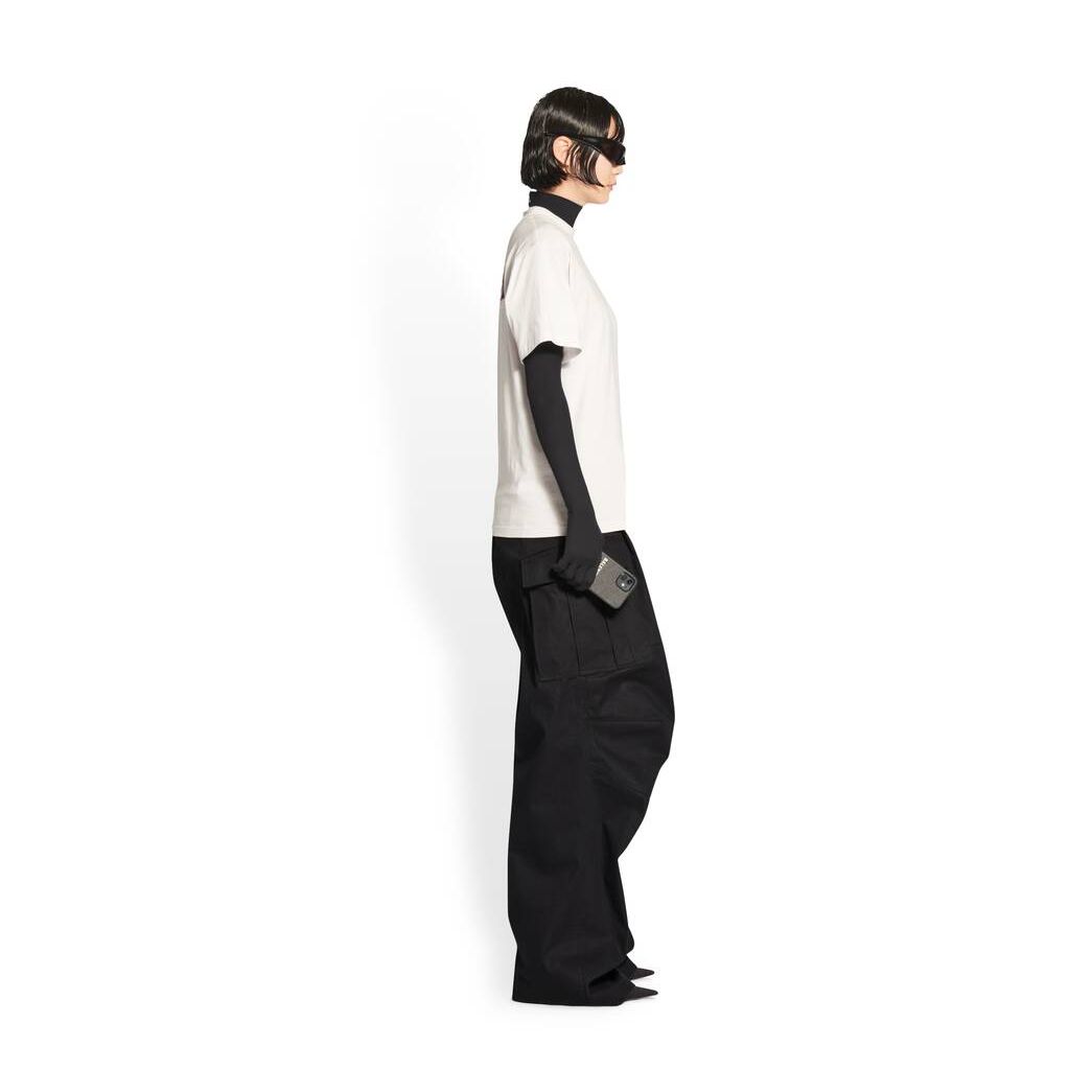 Women's Balenciaga Kick Cargo Pants Black | 9682LMFIQ