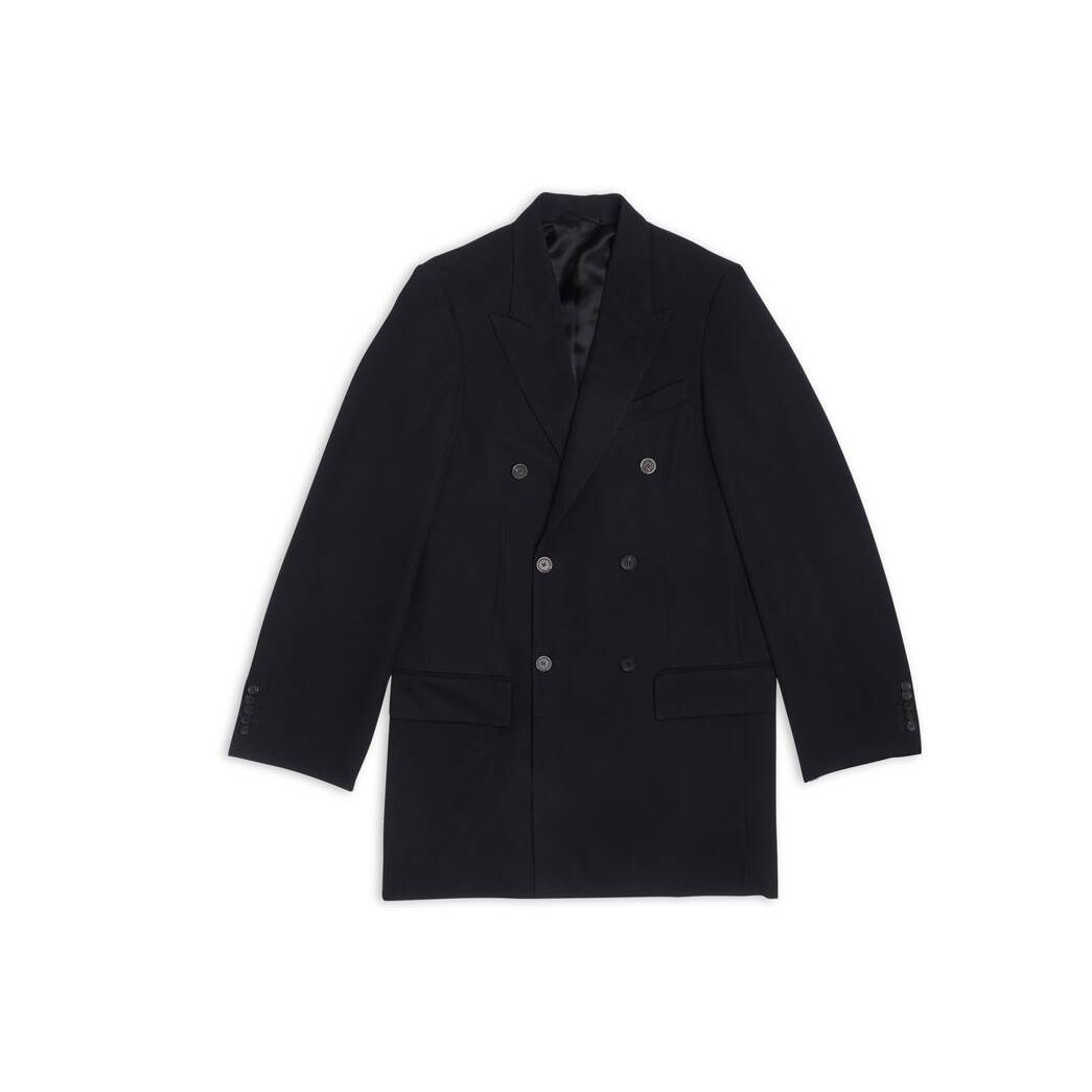 Women's Balenciaga Kick Jackets Black | 2834GBSVJ