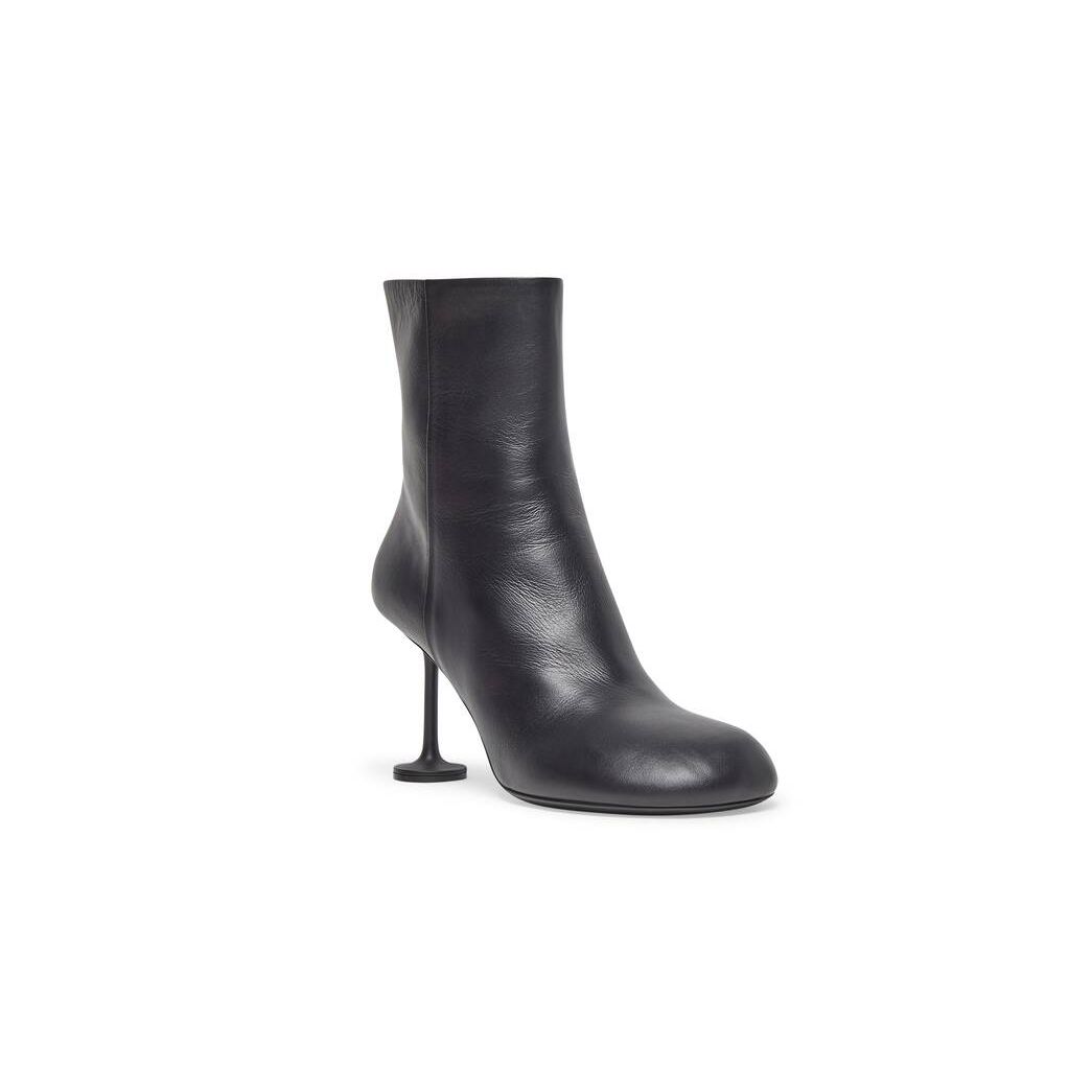 Women's Balenciaga Lady 90mm Boots Black | 9468OKZWV