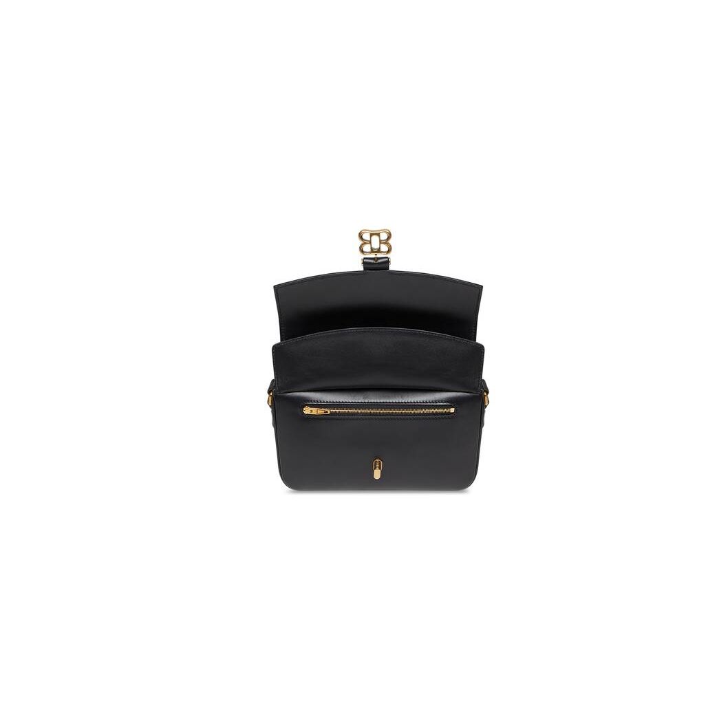 Women\'s Balenciaga Lady Small Flap Shoulder Bags Black | 4816SWQAE