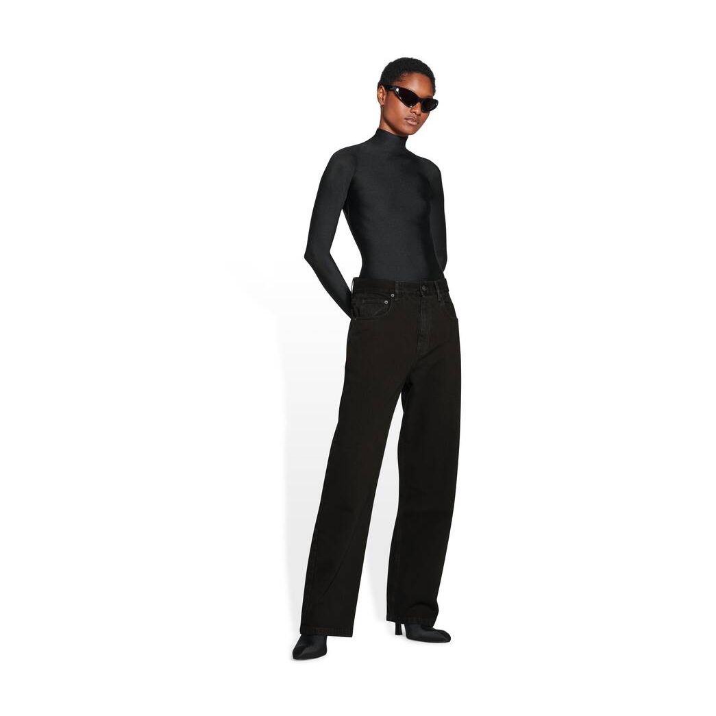 Women\'s Balenciaga Large Pants Black | 2870LNSYA