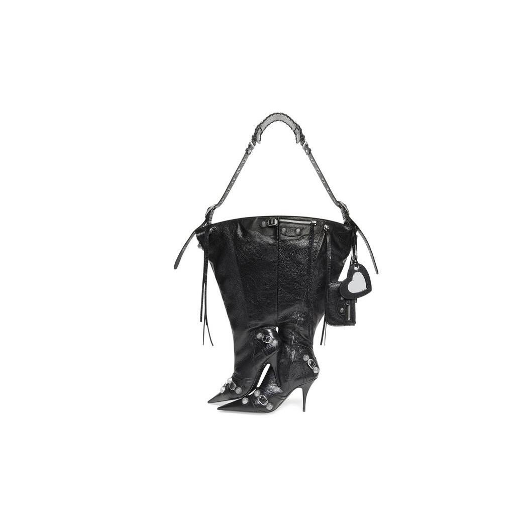 Women's Balenciaga Le Cagole Boot Bag Tote Bags Black | 0574OPLHK