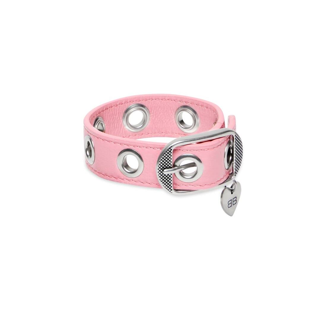 Women's Balenciaga Le Cagole Bracelet Jewelry Pink | 5704WAFUZ