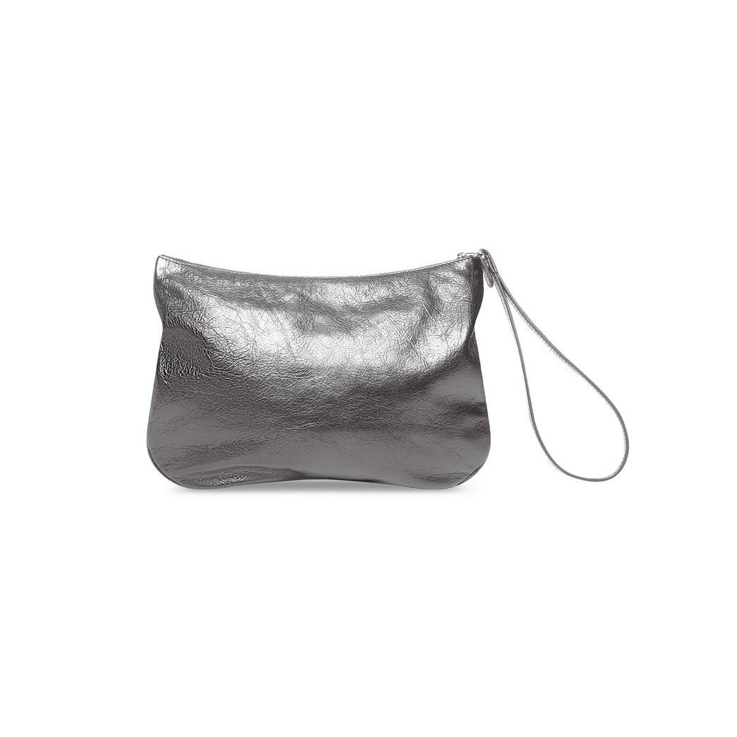 Women's Balenciaga Le Cagole Large Pouch Pouches Dark Grey | 6721CGOIQ