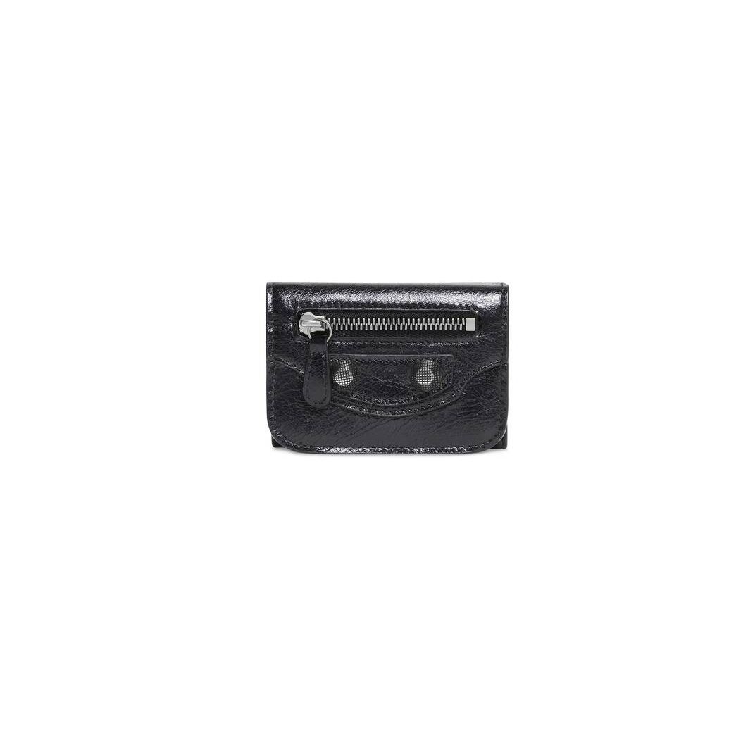 Women\'s Balenciaga Le Cagole Mini Wallets Black | 5087WOAPR