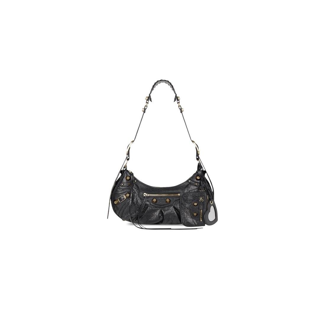 Women\'s Balenciaga Le Cagole Small Shoulder Bags Black | 9614IKGSH