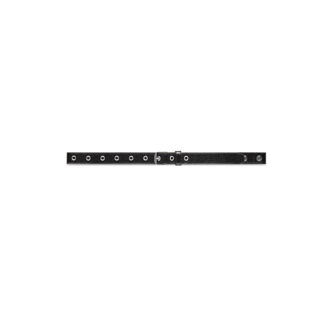 Women's Balenciaga Le Cagole Stud Belts Black | 3190BROWV