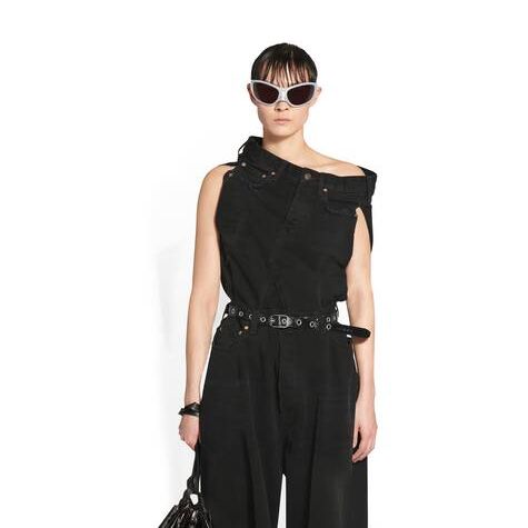 Women's Balenciaga Le Cagole Stud Belts Black | 3190BROWV