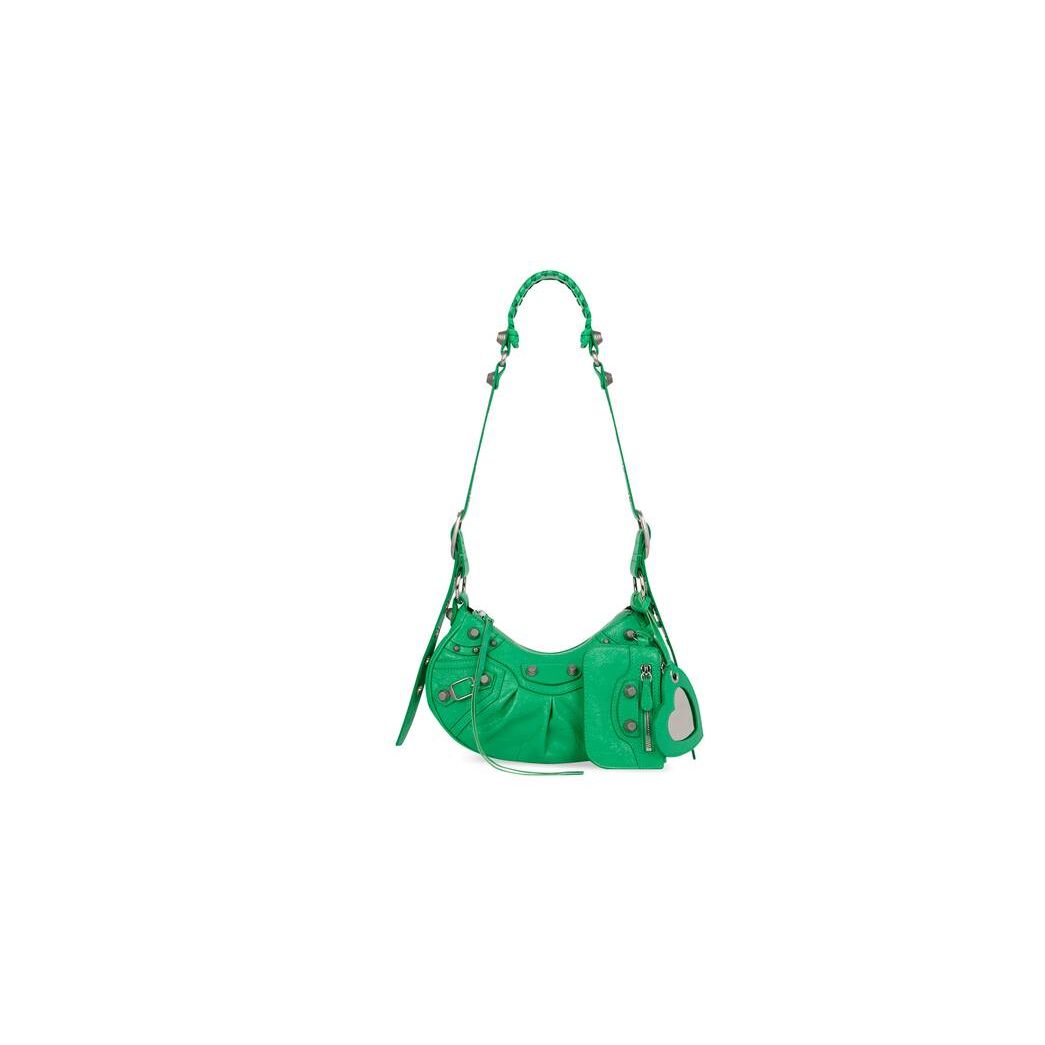 Women's Balenciaga Le Cagole Xs Shoulder Bags Green | 0945AYHPG