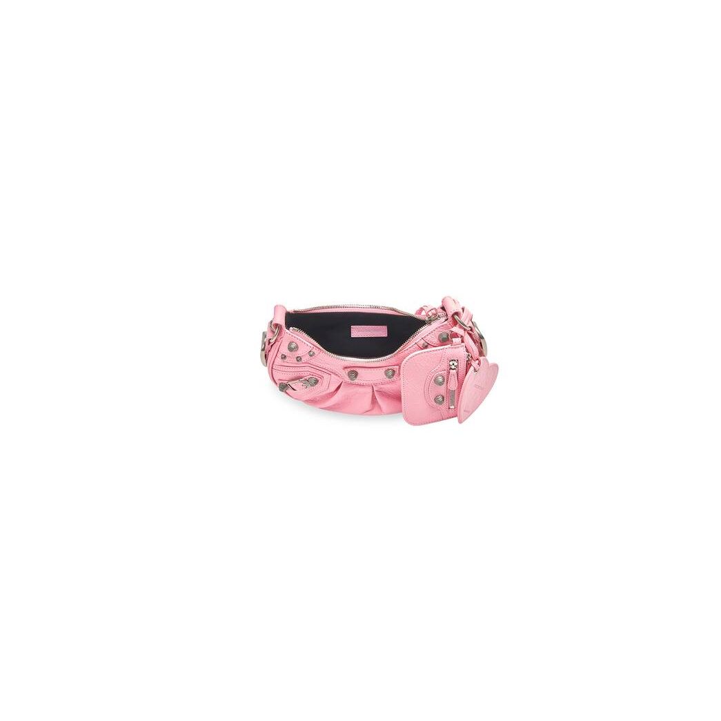 Women's Balenciaga Le Cagole Xs Shoulder Bags Pink | 9140KXFSA