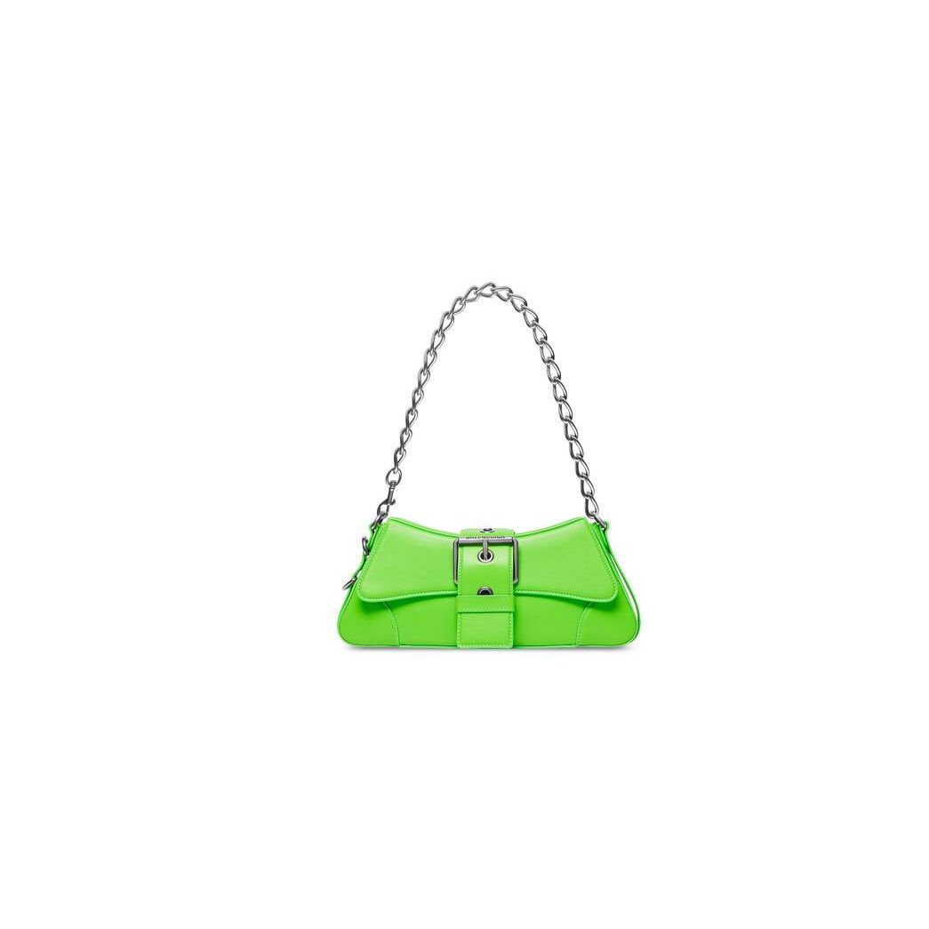 Women's Balenciaga Lindsay Small Strap Shoulder Bags Light Green | 3261PRWZT