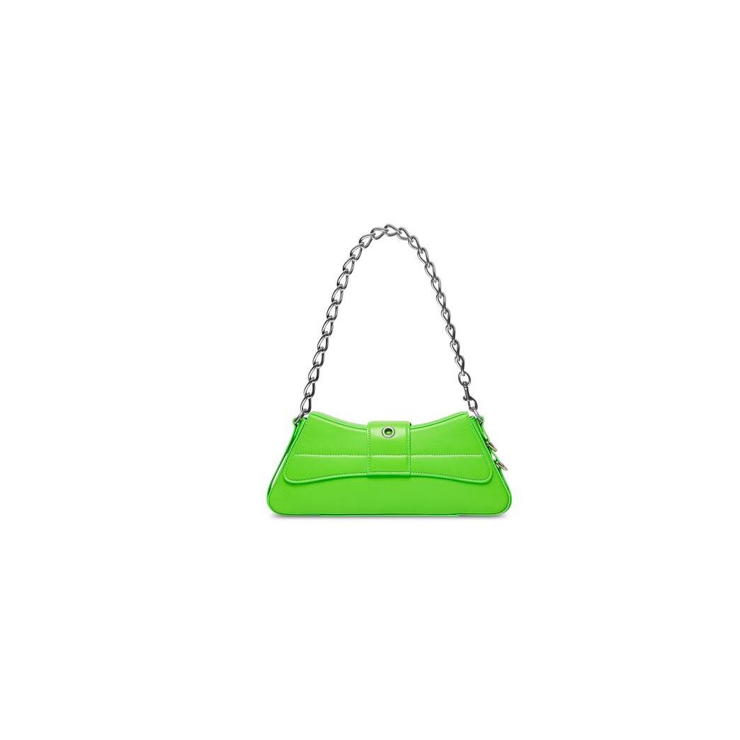 Women's Balenciaga Lindsay Small Strap Shoulder Bags Light Green | 3261PRWZT