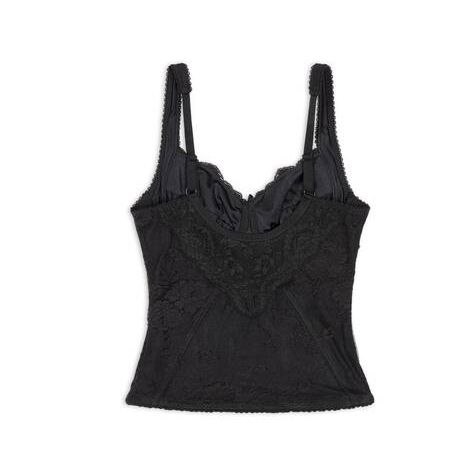 Women's Balenciaga Lingerie Tops Black | 5197HTKDC