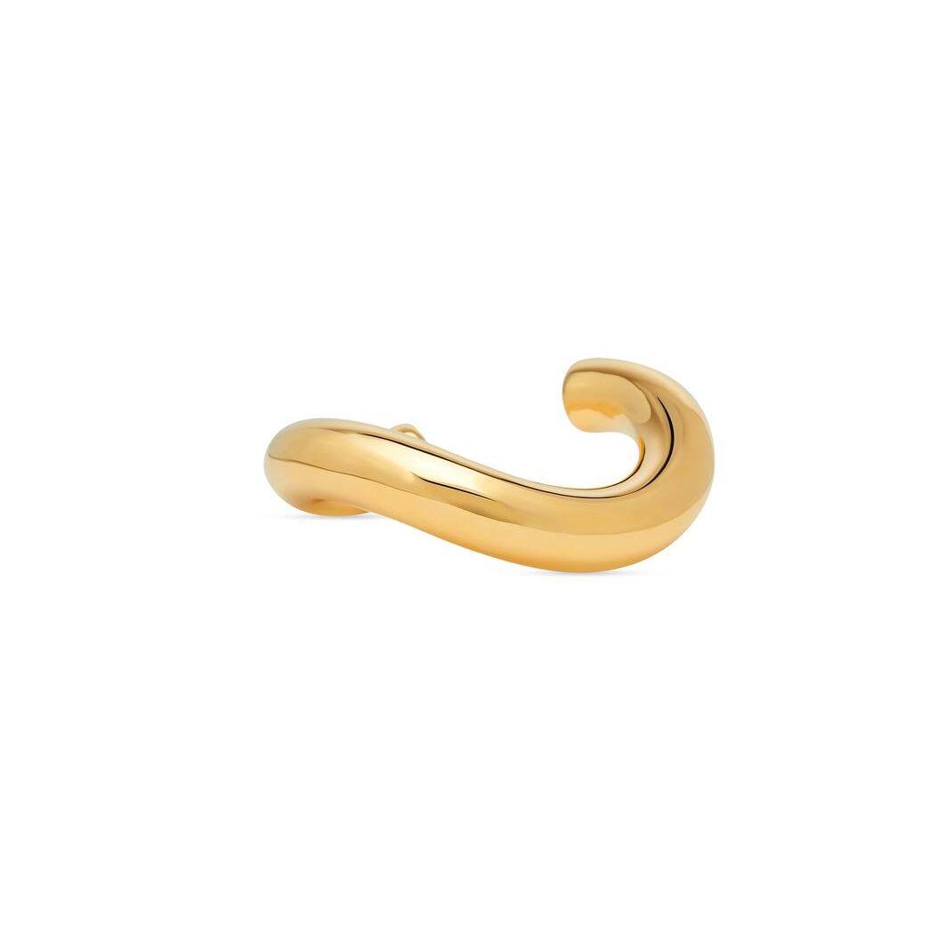 Women's Balenciaga Loop Cuff Jewelry Gold | 7012IYFJK