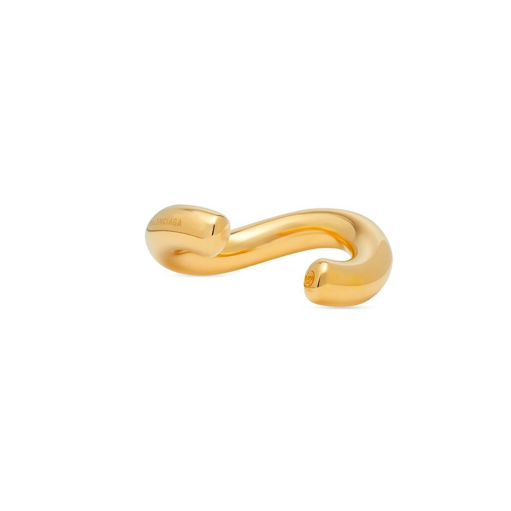 Women's Balenciaga Loop Cuff Jewelry Gold | 7012IYFJK