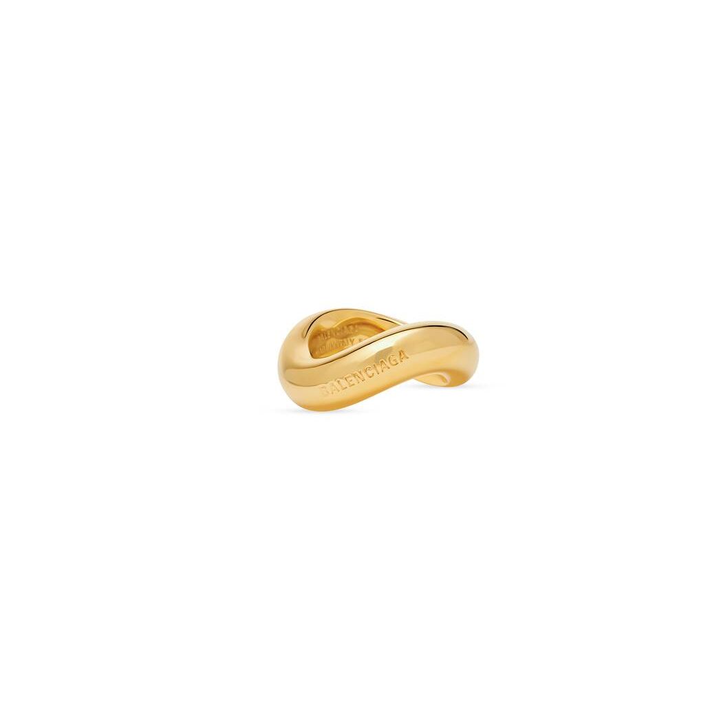 Women's Balenciaga Loop Ring Jewelry Gold | 3470MTAWK