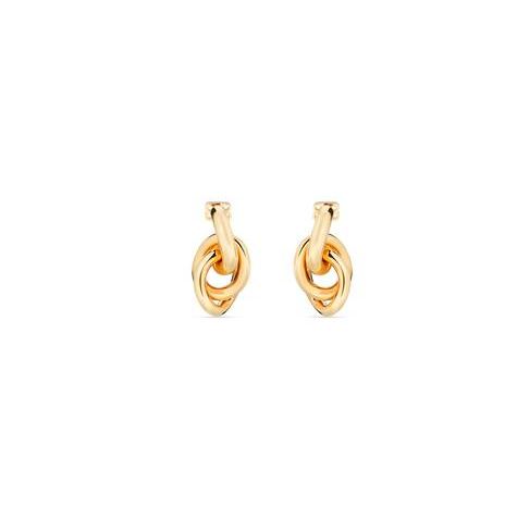 Women's Balenciaga Loop Triple Earrings Jewelry Gold | 0327LTASY