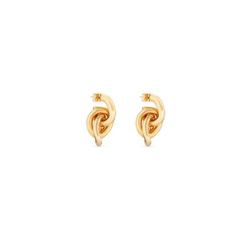 Women's Balenciaga Loop Triple Earrings Jewelry Gold | 0327LTASY