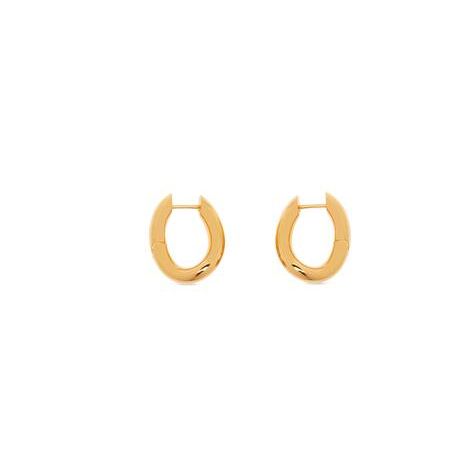 Women's Balenciaga Loop Xs Earrings Jewelry Gold | 0847NLVWE