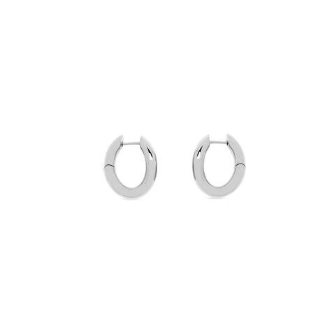 Women's Balenciaga Loop Xs Earrings Jewelry Silver | 7213IKUBG