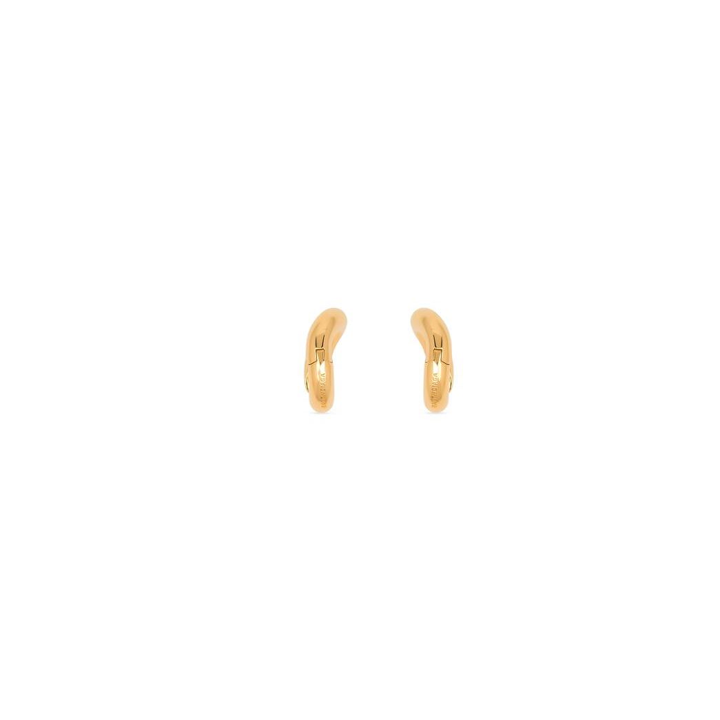 Women's Balenciaga Loop Xxs Earrings Jewelry Gold | 3829NCYPD