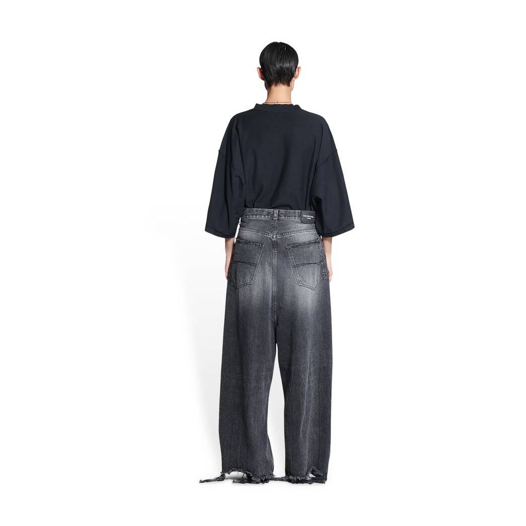 Women's Balenciaga Low Crotch Jeans Pants Black | 2860OQDFJ