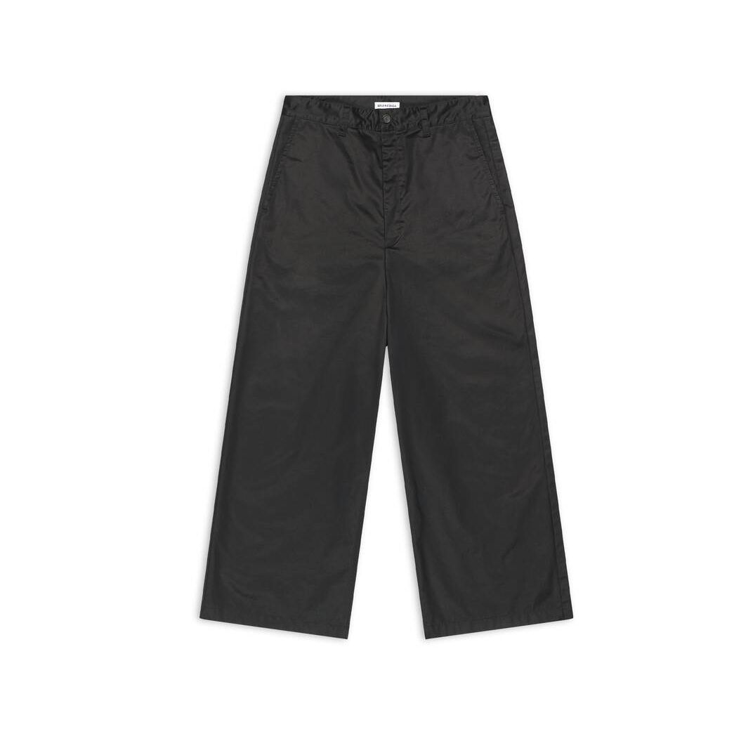 Women's Balenciaga Low Crotch Pants Black | 8305XCWNQ