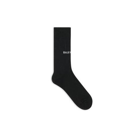 Women's Balenciaga Lurex Classic Socks Black | 7850BVGTY