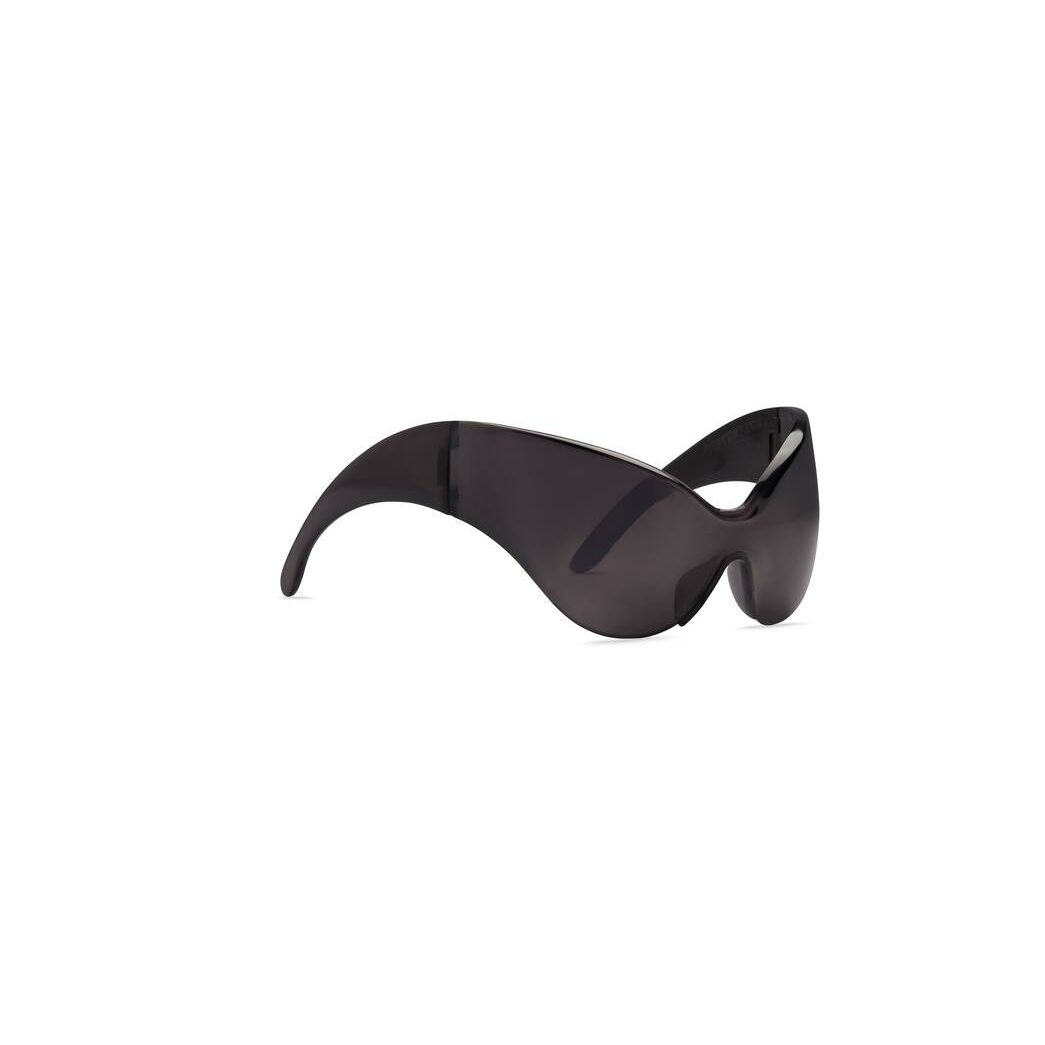 Women's Balenciaga Mask Cat Sunglasses Black | 4183WDZTA