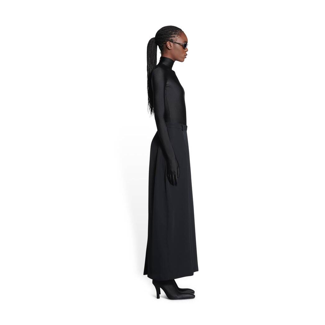 Women's Balenciaga Maxi Loose Skirts Black | 3790THMKO