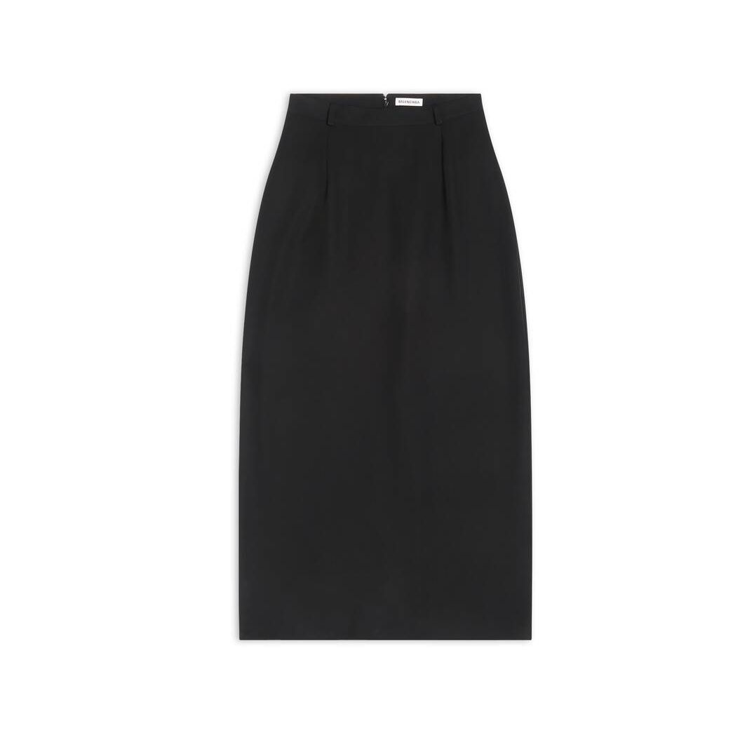 Women's Balenciaga Maxi Loose Skirts Black | 3790THMKO