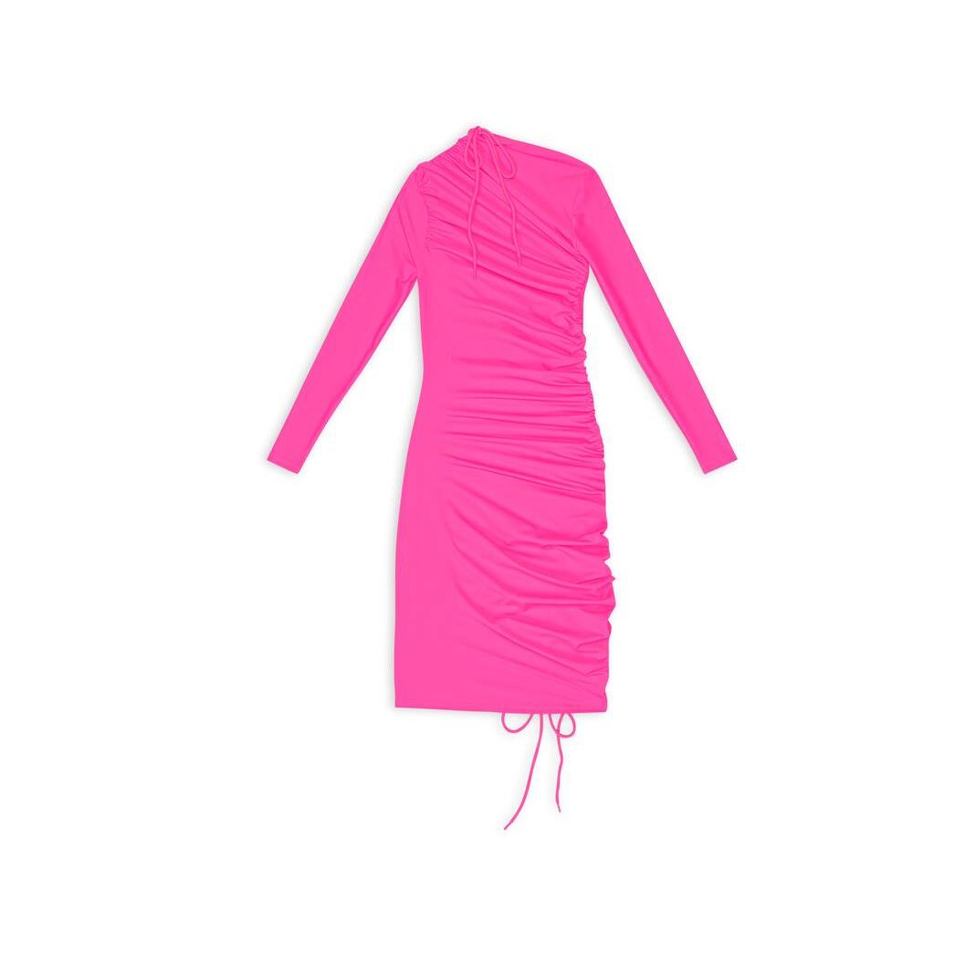 Women's Balenciaga Mini Dress Skirts Pink | 3056LHJZN