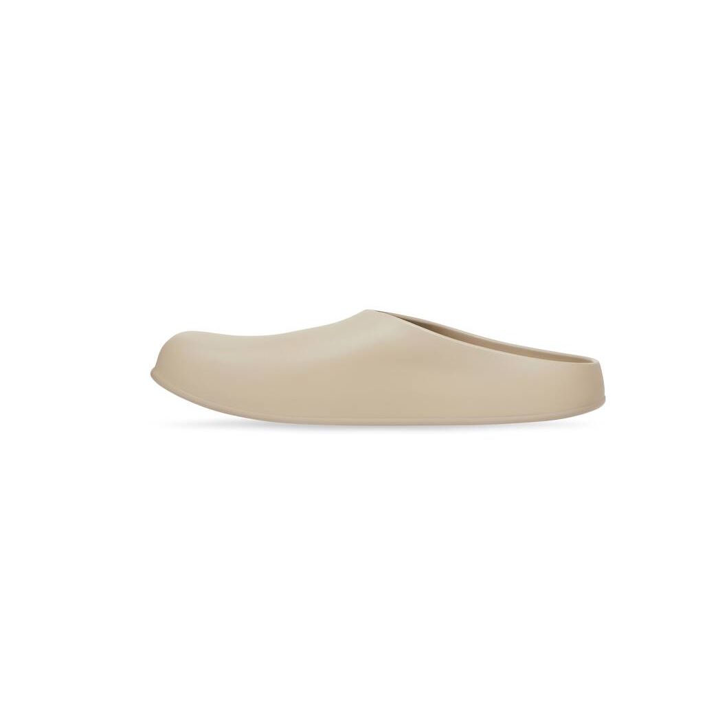 Women's Balenciaga Mule Slide Sandals Beige | 7069QHWGE