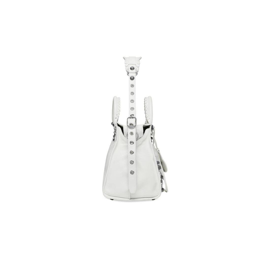 Women's Balenciaga Neo Cagole City Handbag White | 6817FIUEJ