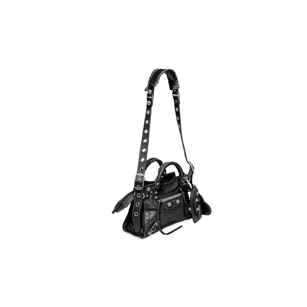 Women's Balenciaga Neo Cagole Xs Handbag Black | 8759HPMOA