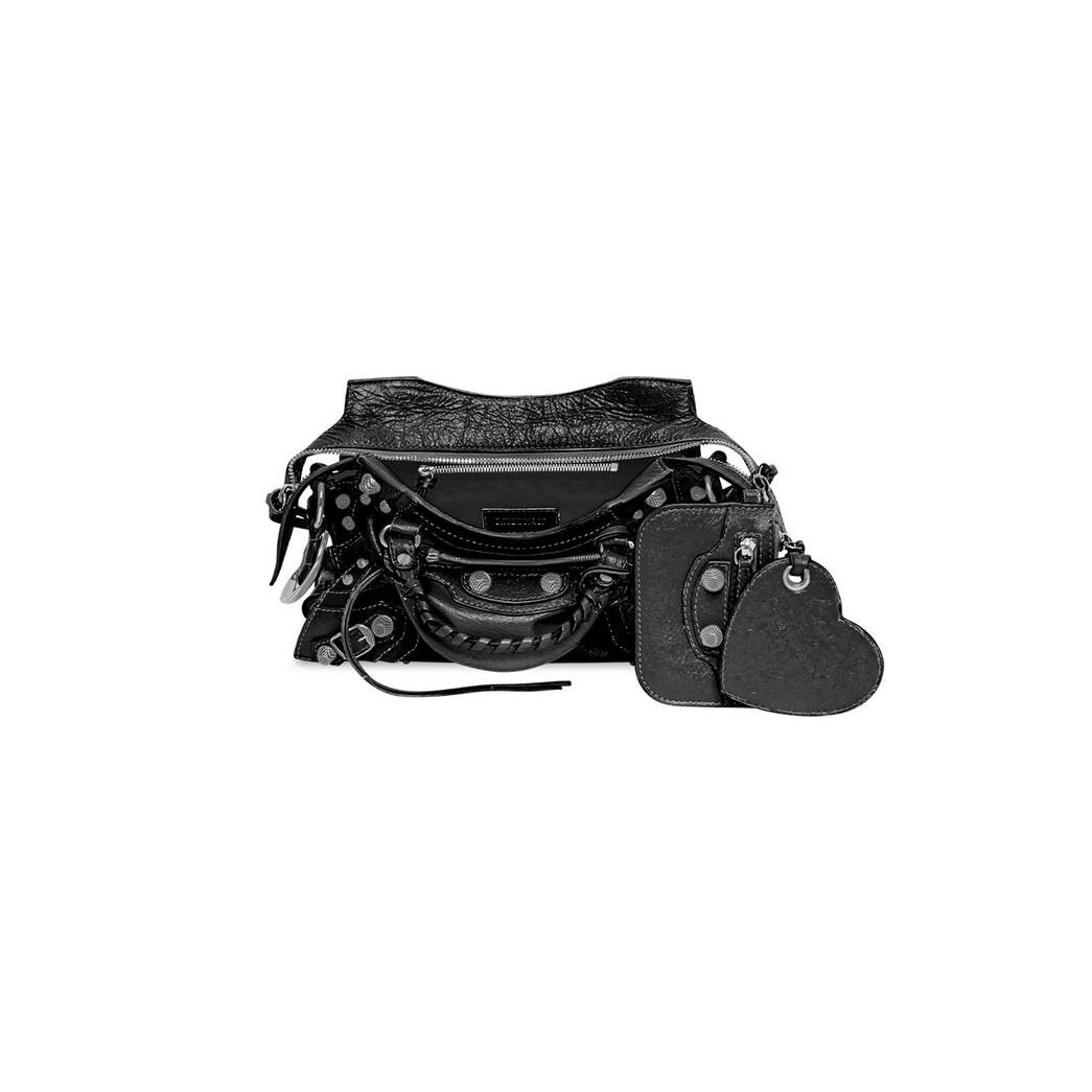 Women's Balenciaga Neo Cagole Xs Handbag Black | 8759HPMOA