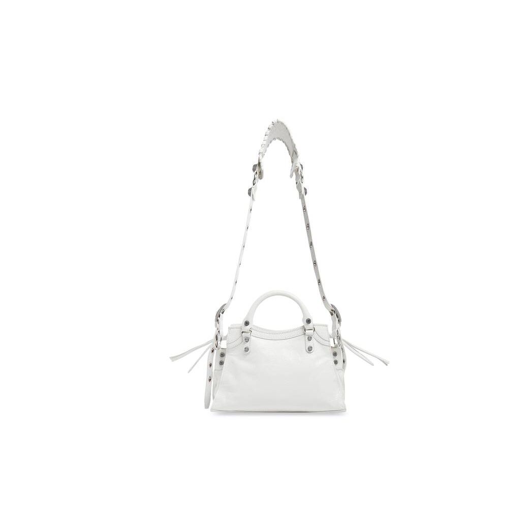 Women's Balenciaga Neo Cagole Xs Handbag White | 9542LRWDV